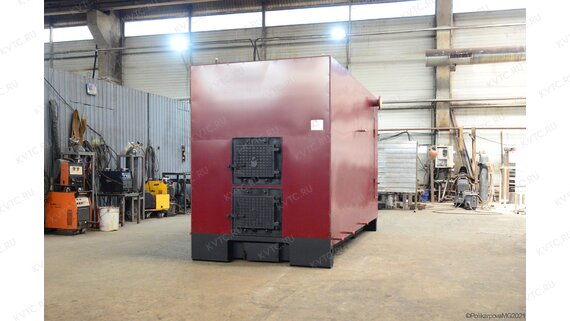 Котел дрова уголь 1.1 МВт